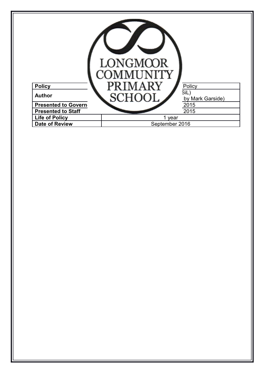 Longmoor Community Primary School