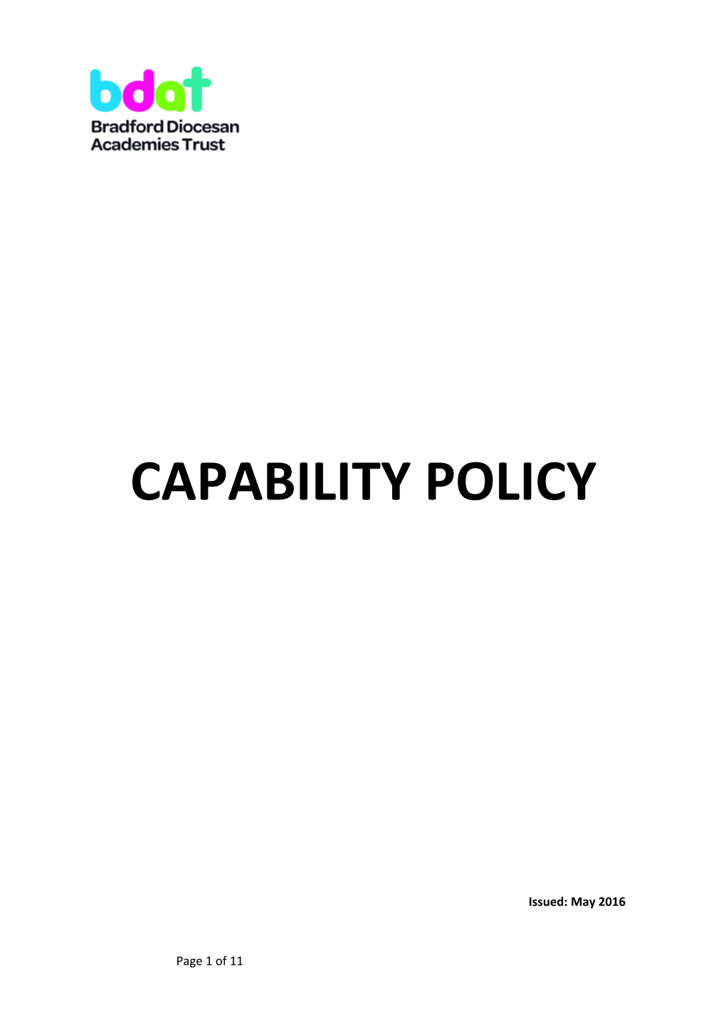 Capability Policy