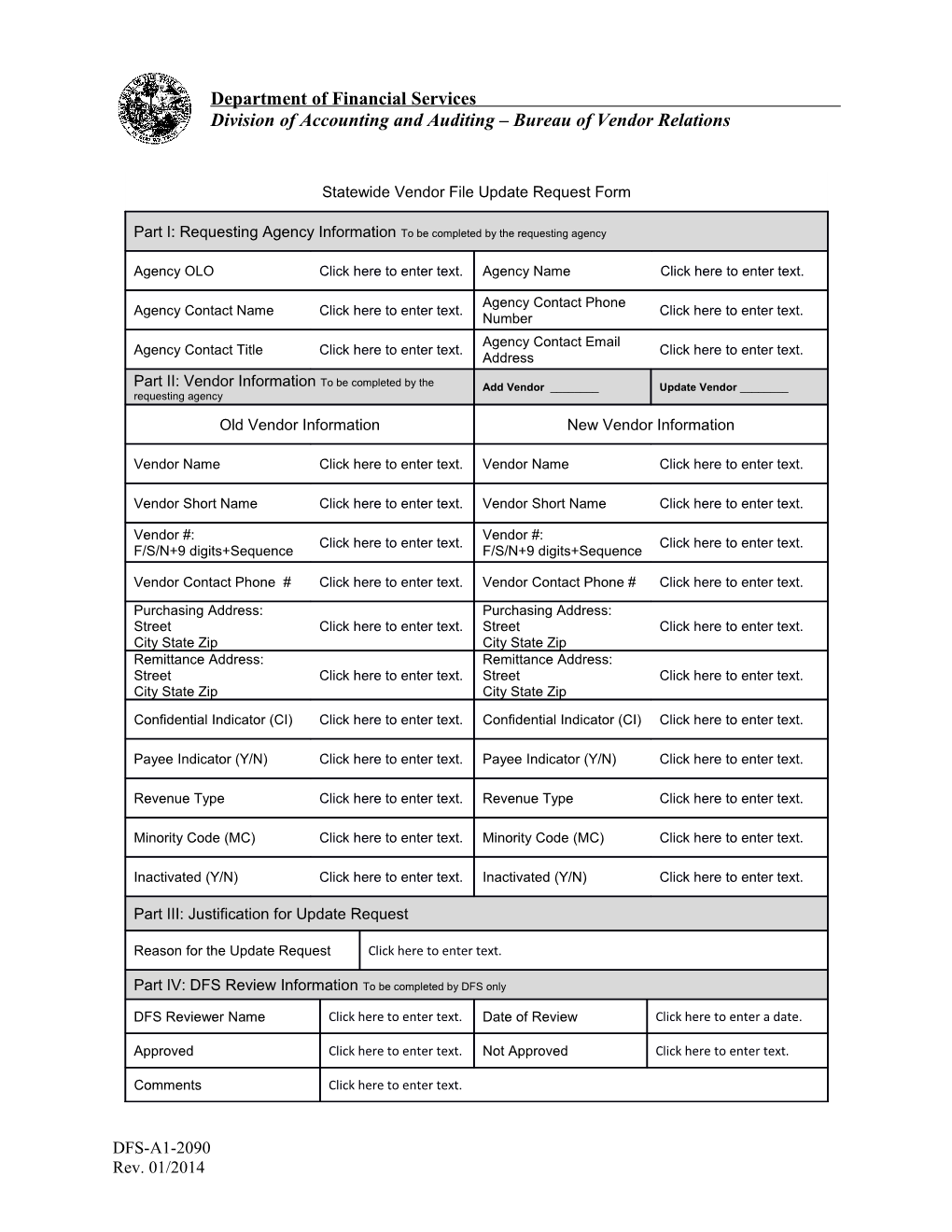 Division of Accounting and Auditing Bureau of Vendor Relations s1