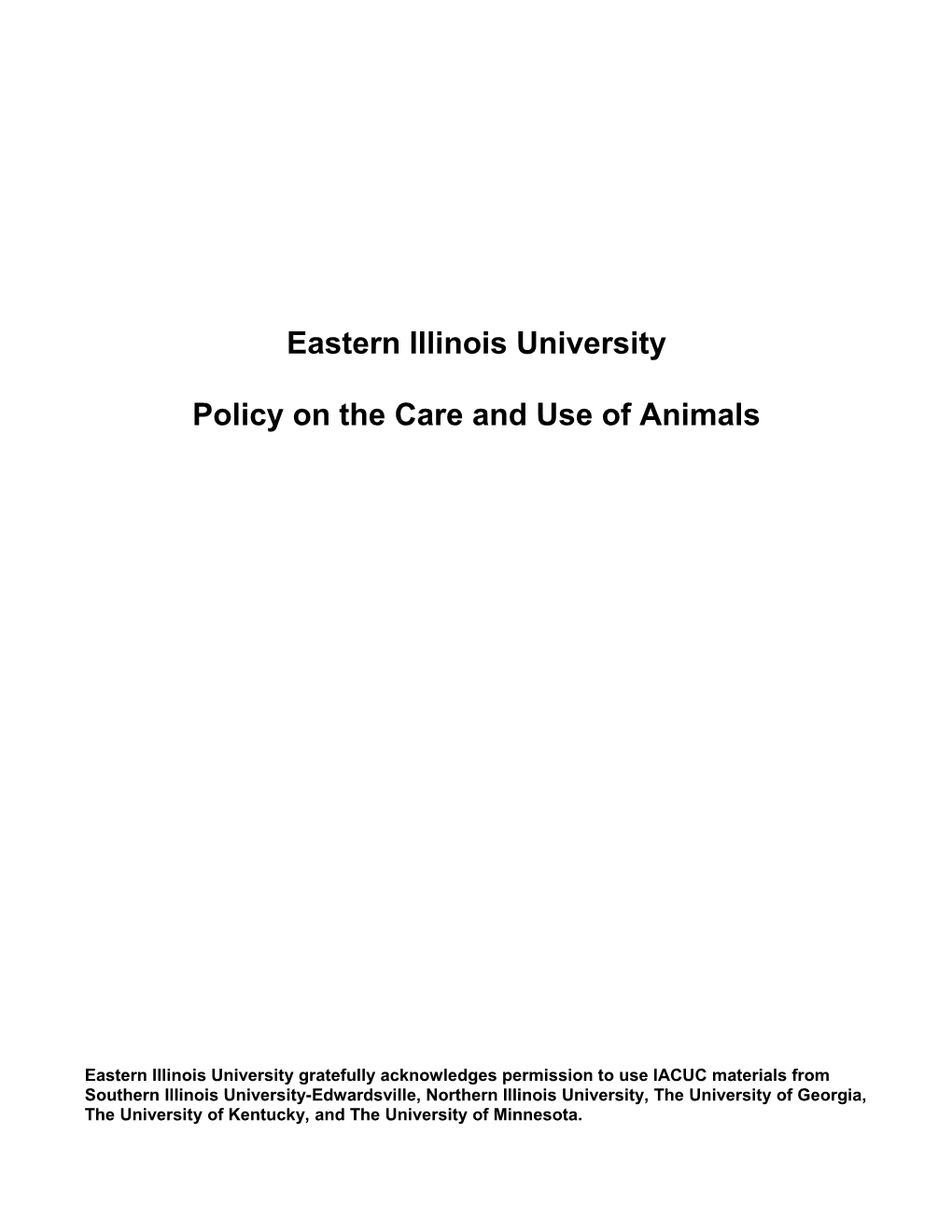 Eastern Illinois University