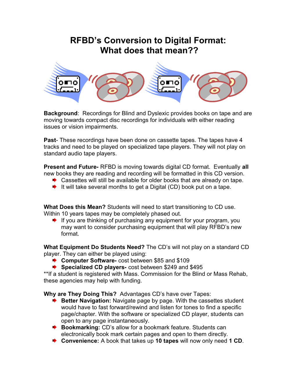 RFBD S Conversion to Digital Format- What Does That Mean