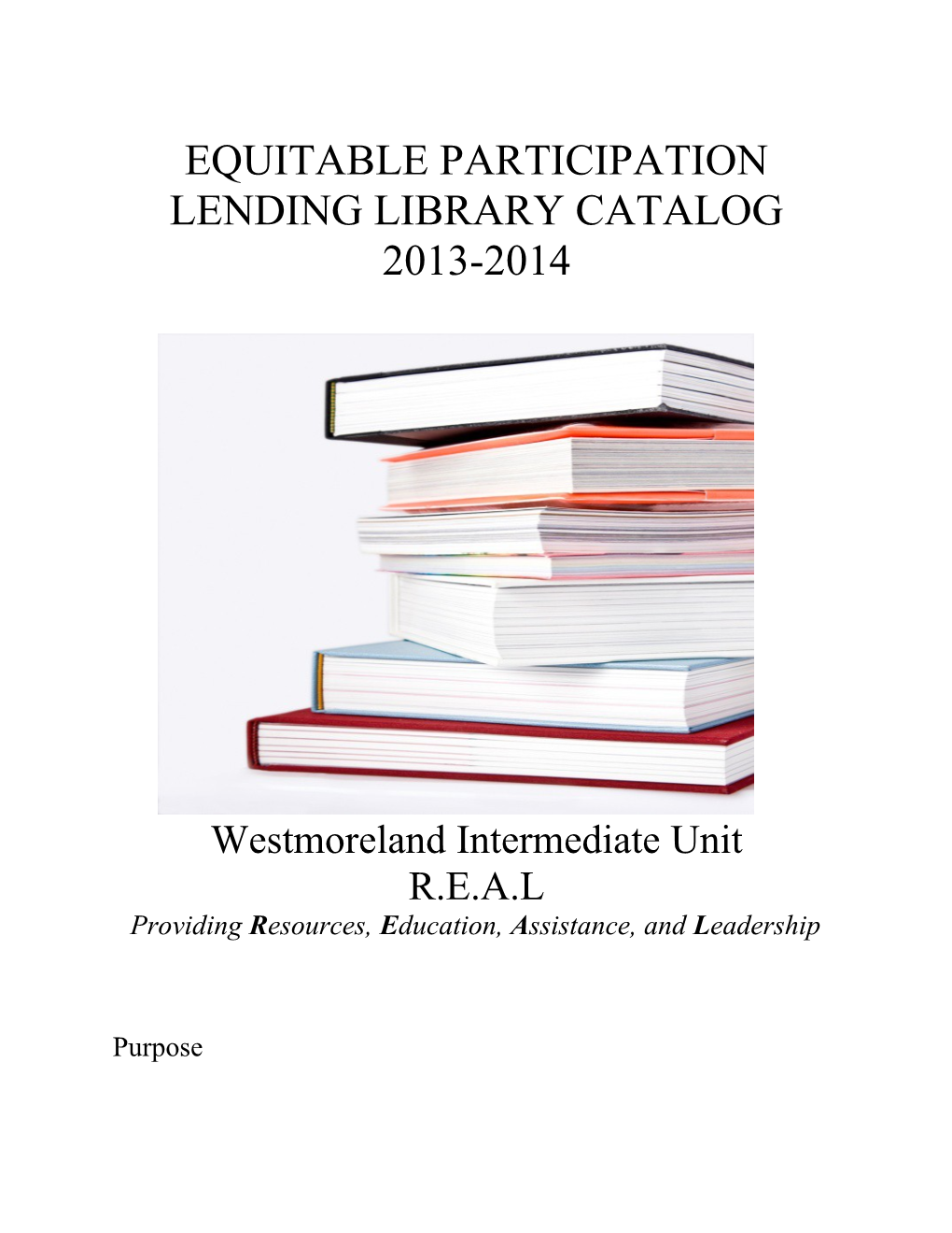 Equitable Participation Lending Library Catalog