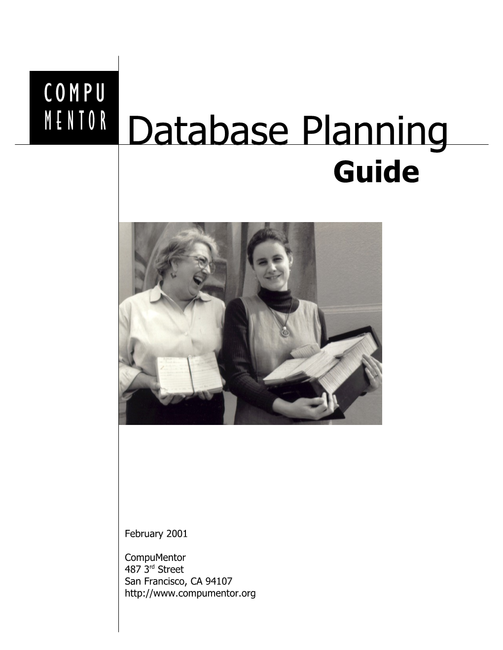Cover Page (DB Handbook/Coverpg
