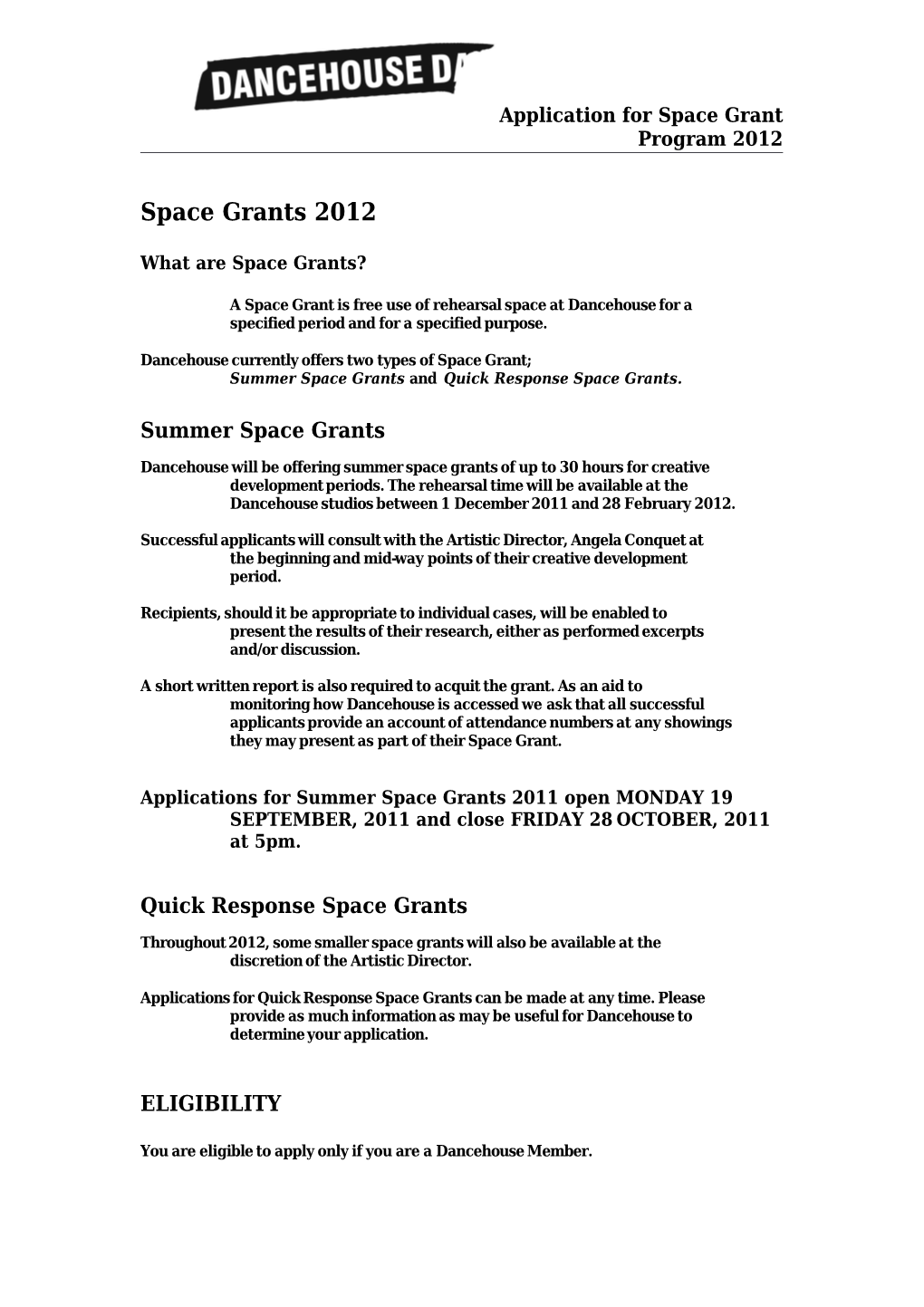 What Are Space Grants?