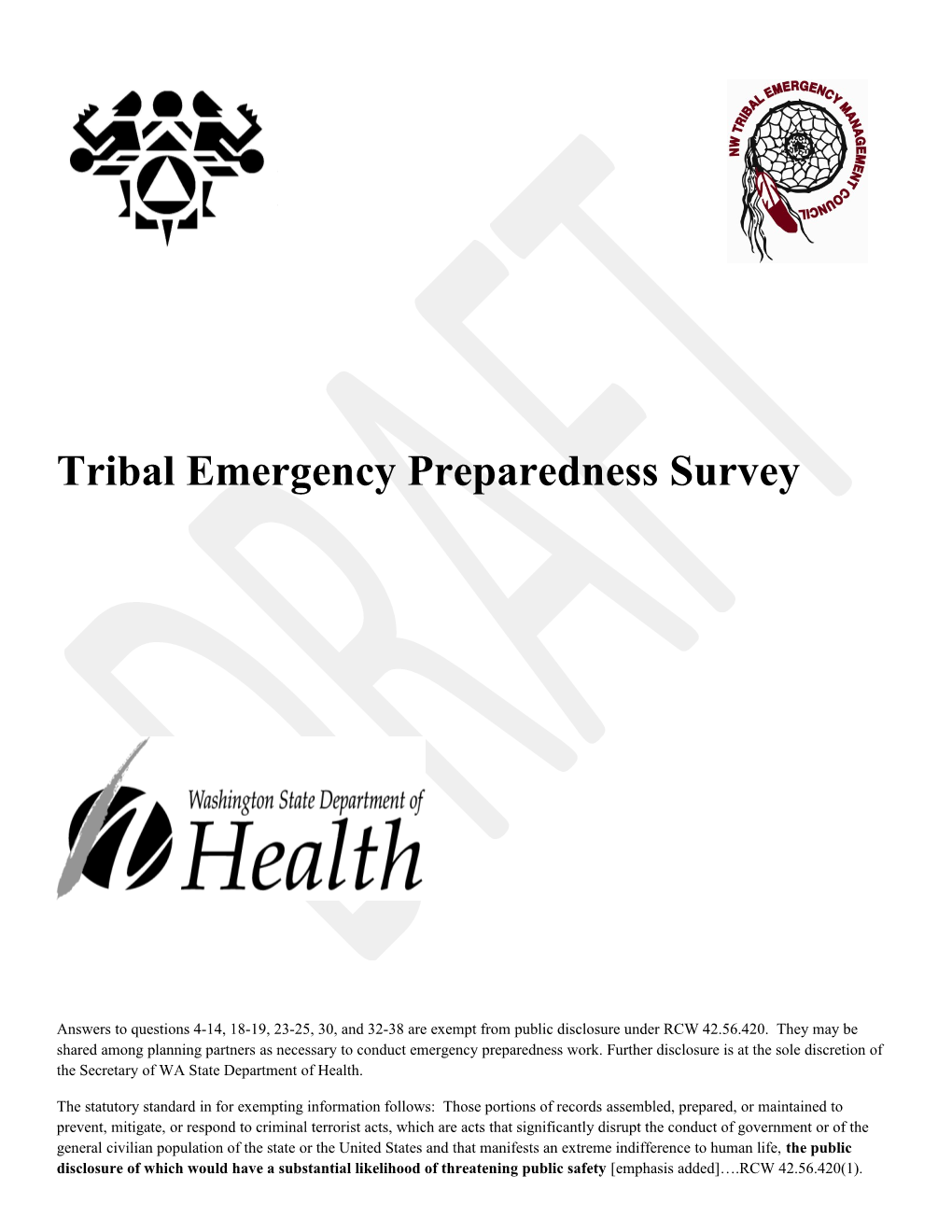 Tribal Emergency Preparedness Survey