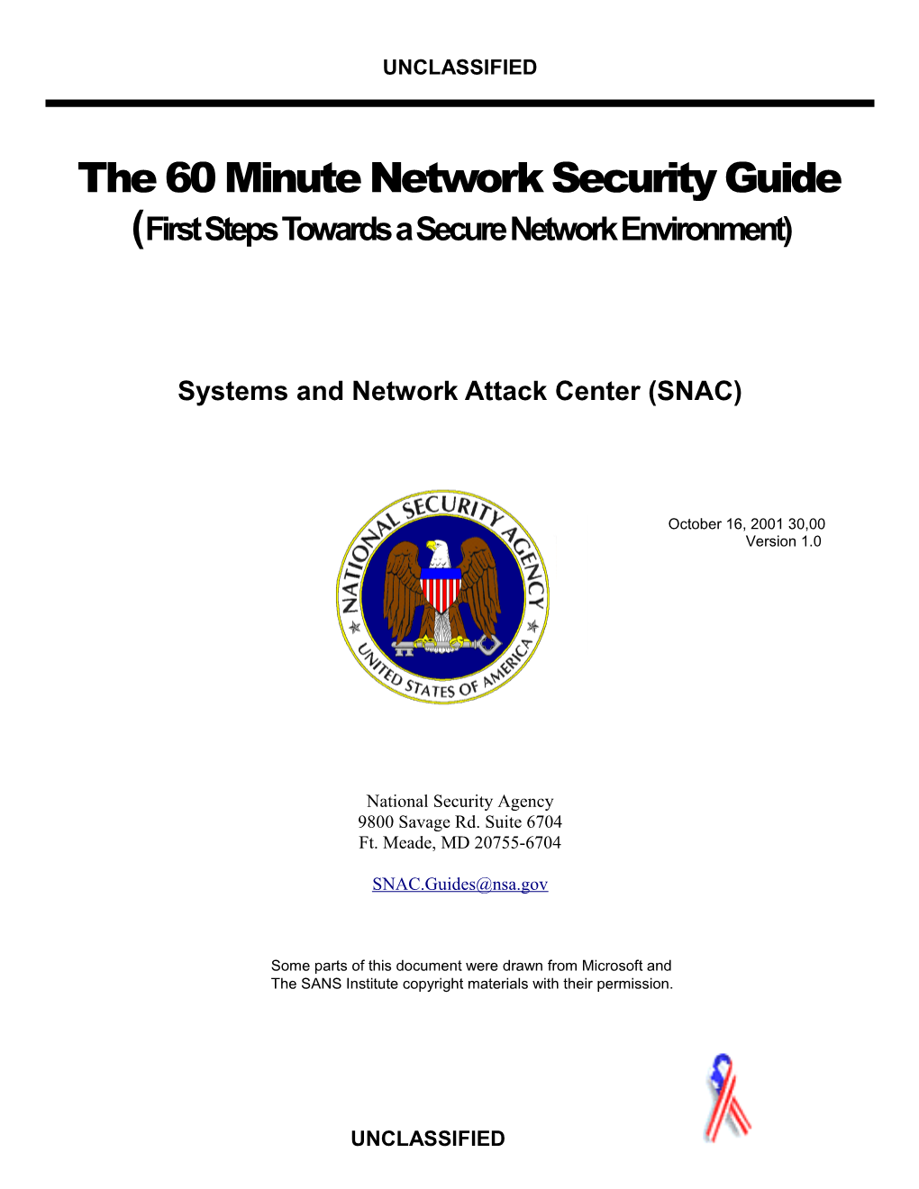 60 Minute Network Security Guide