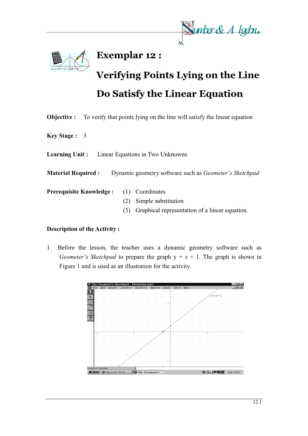Verifying Points Lying on the Line Do Satisfy the Linear Equation