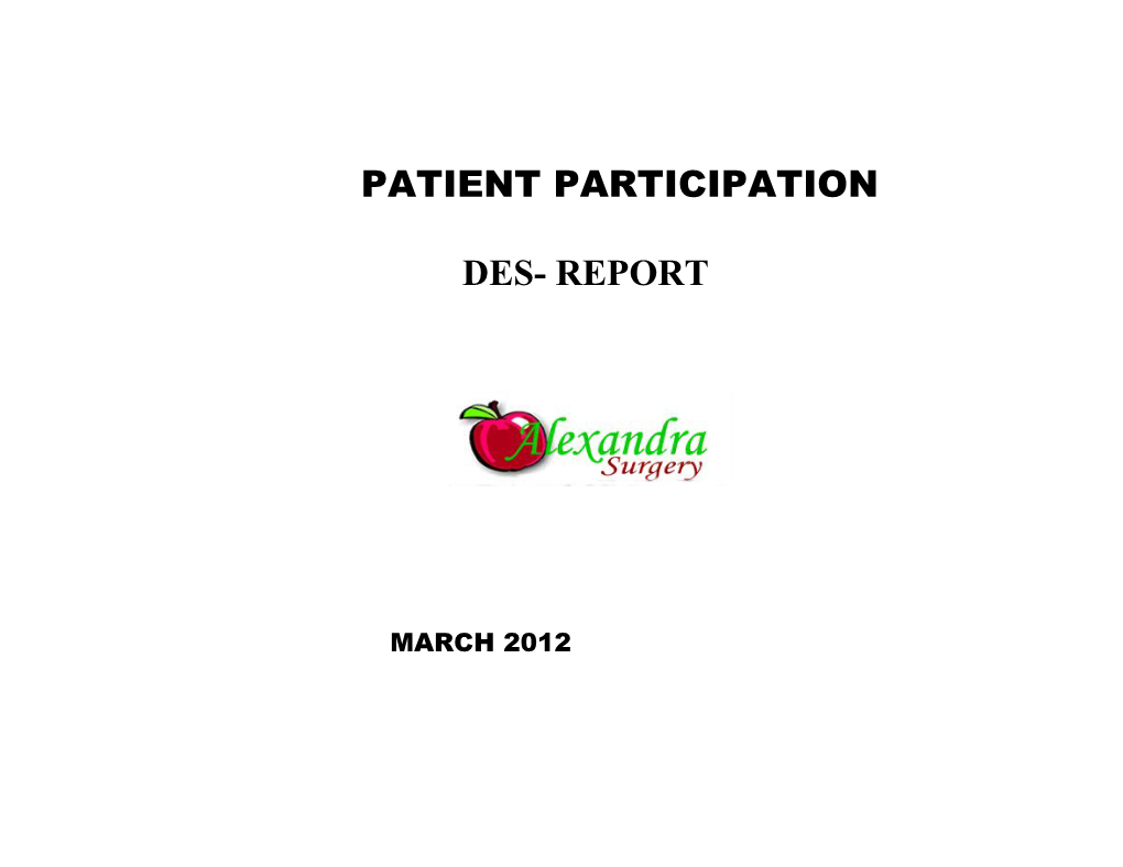 Patient Participation