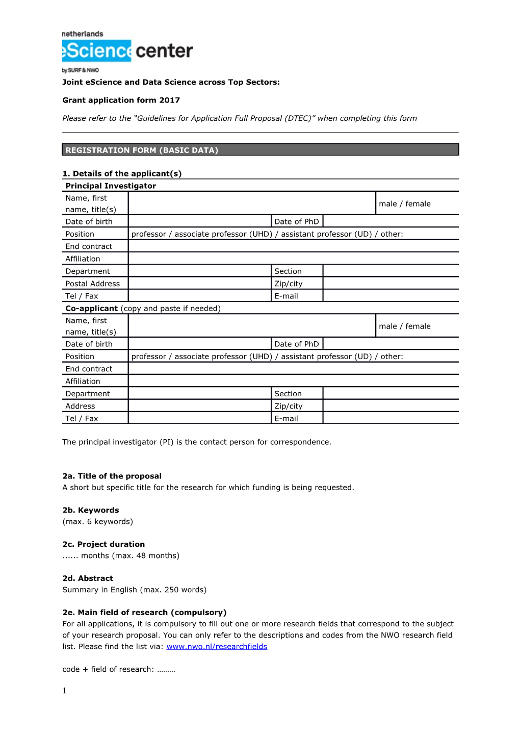 Escience Call for Enabling Technologies 2014 s1