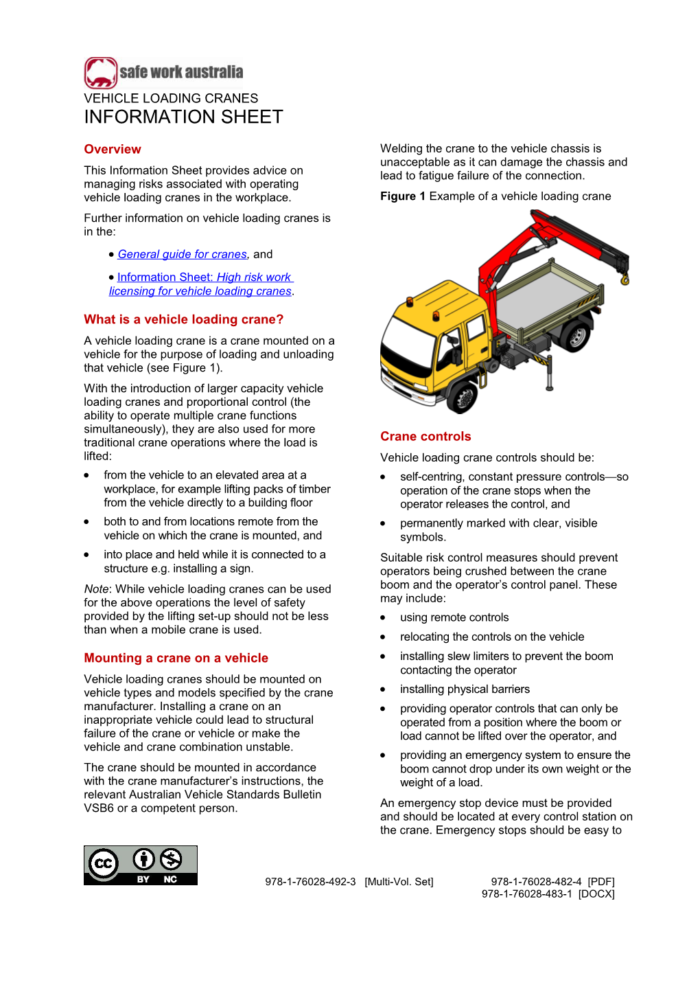 07. Vehicle Loading Cranes Information Sheet