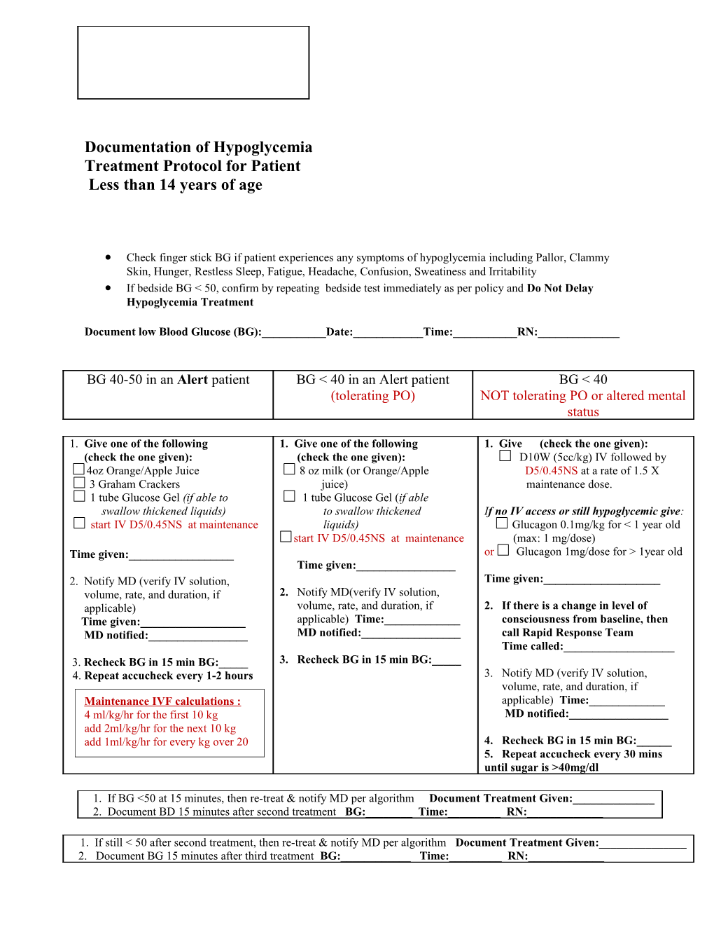 BG 50-69 in an Alert Patient