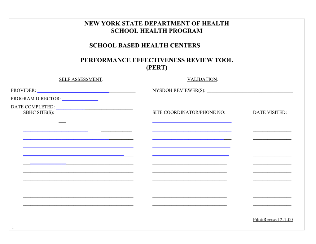 New York State Department of Health s1