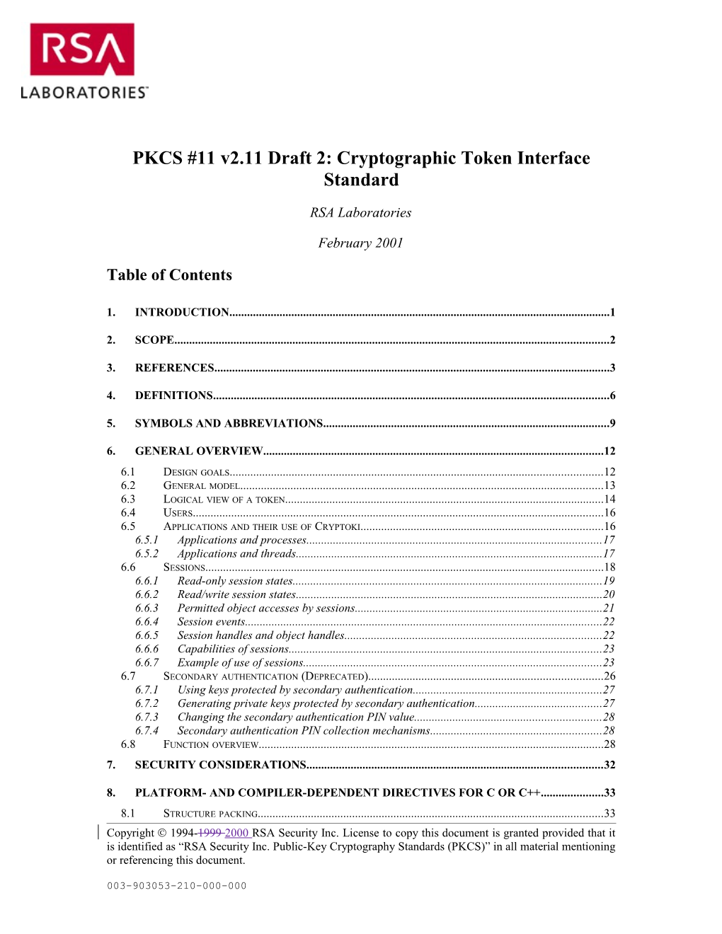 PKCS #11 V2.10: Cryptographic Token Interface Standard