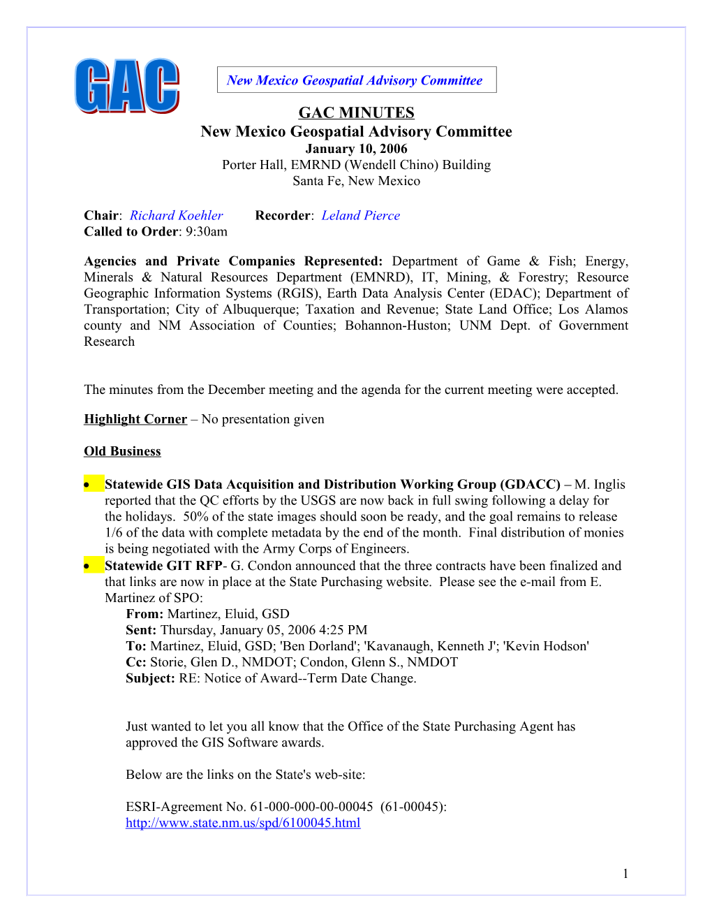 New Mexico Geographic Information System Advisory Committee s1