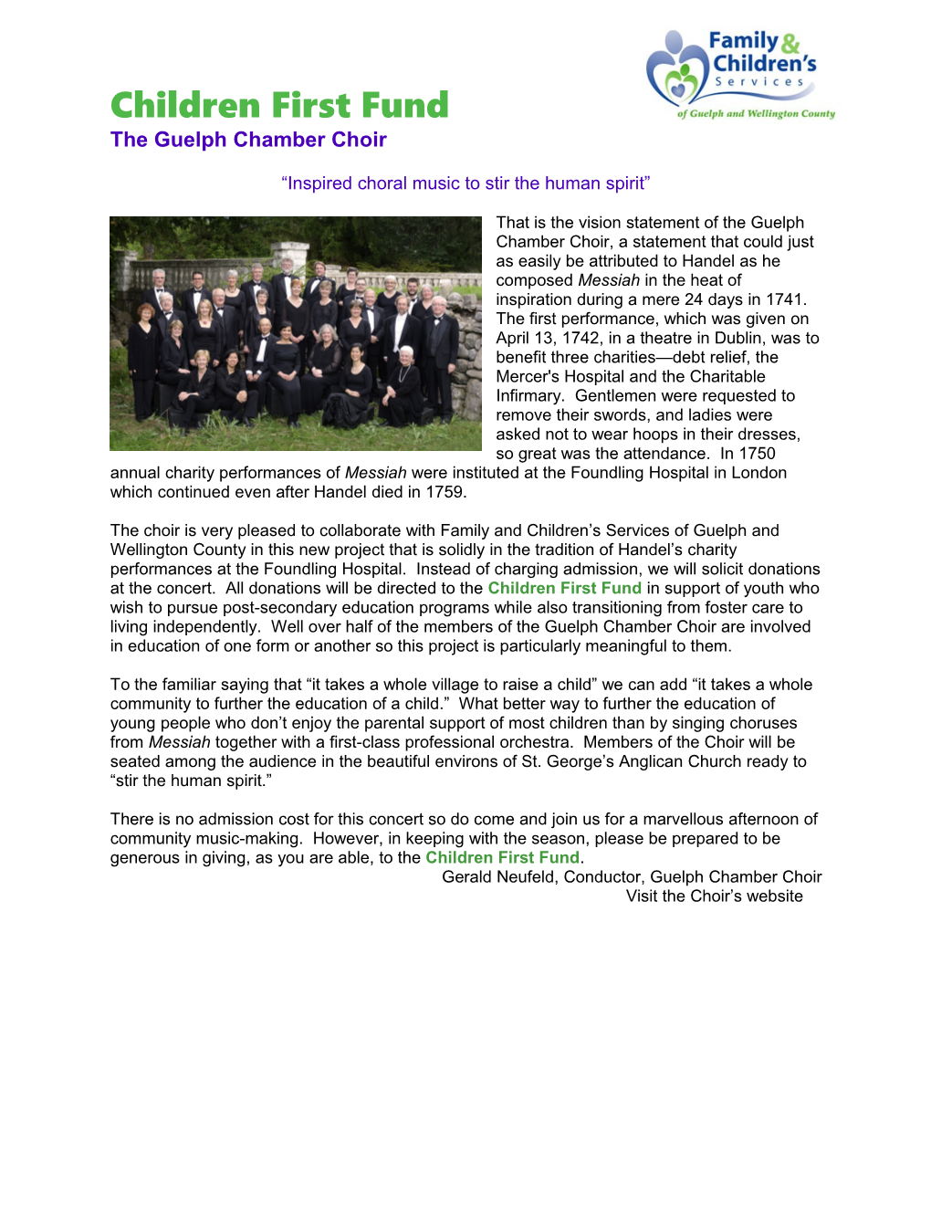 The Guelph Chamber Choir