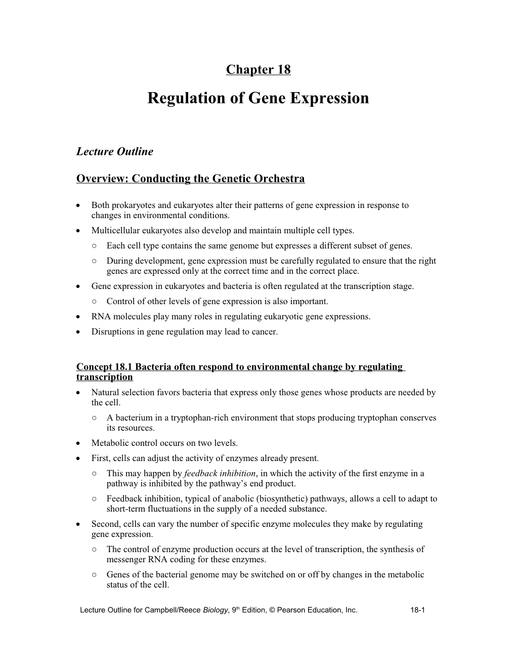 Chapter 19 the Organization and Control of Eukaryotic Genomes