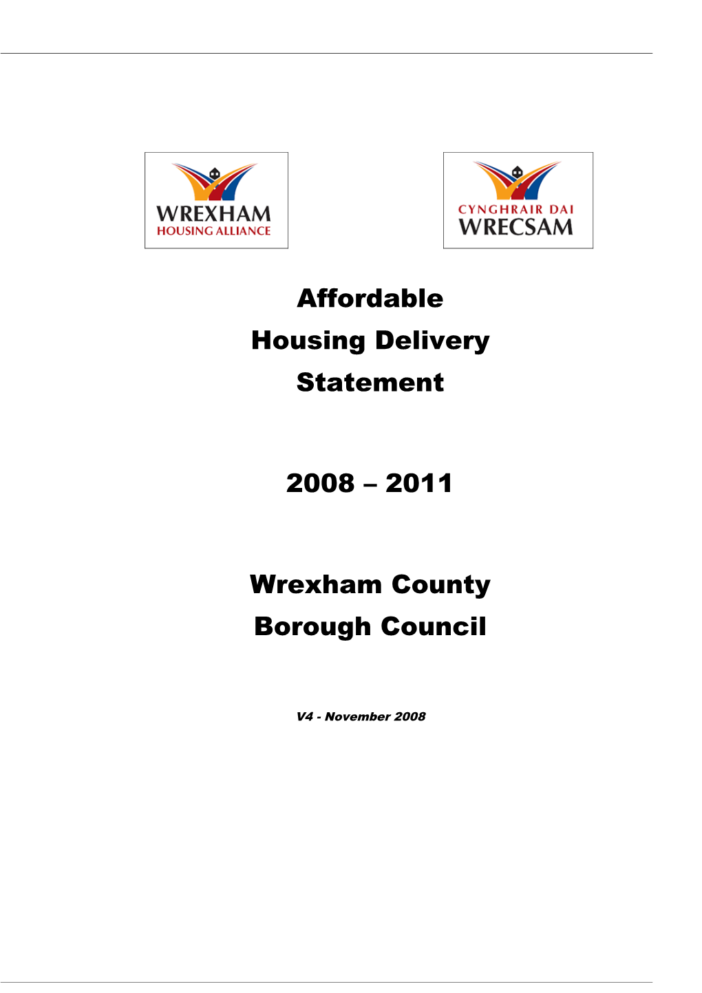 Affordable Housing Delivery Statement 2008-2011