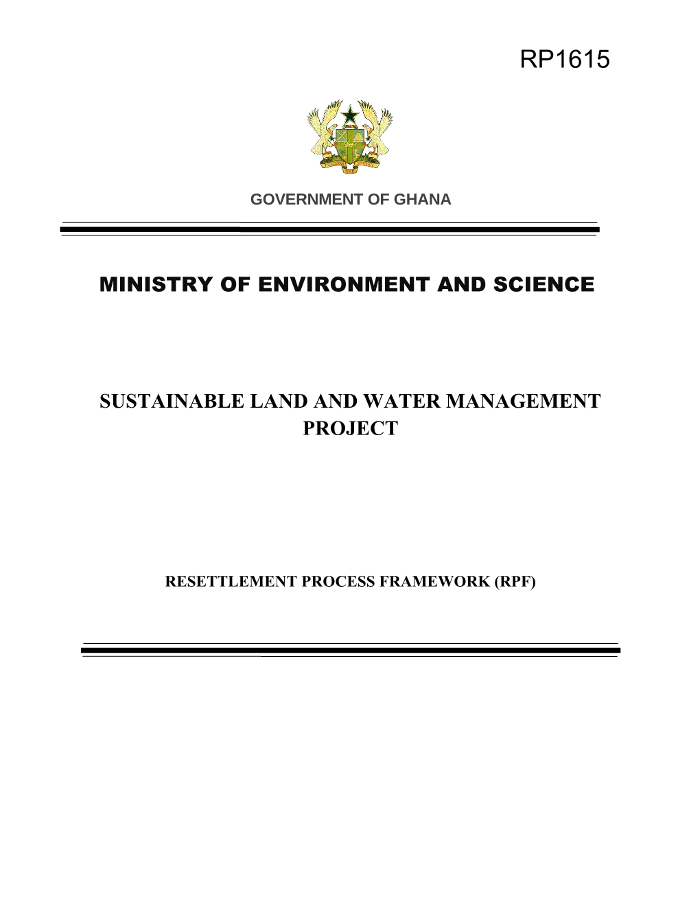 Sustainable Land and Water Management Project