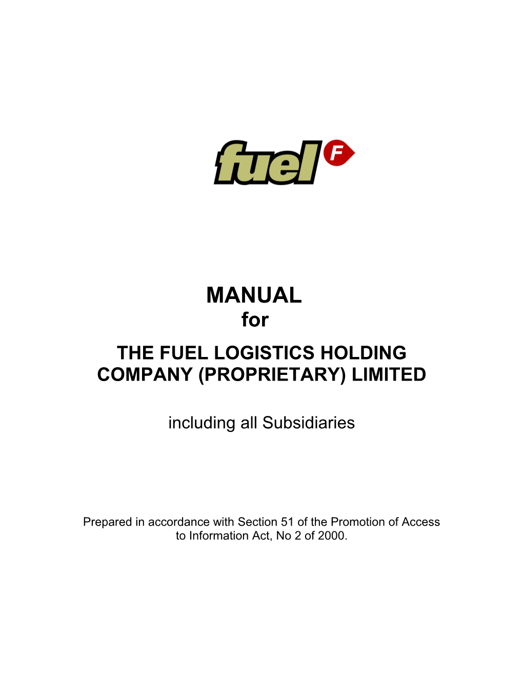 The Fuel Logistics Holding Company (Proprietary) Limited