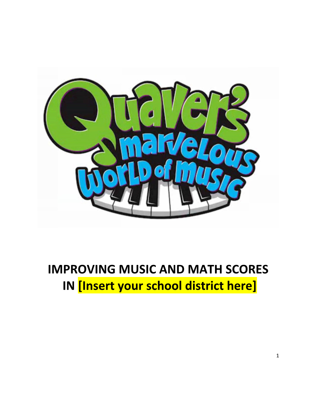 Improving Music and Math Scores
