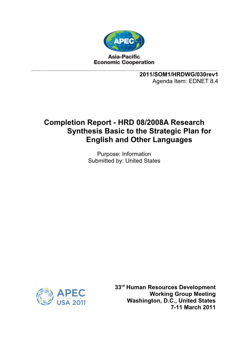 Guidelines for Evaluation and Reporting System for APEC Projects