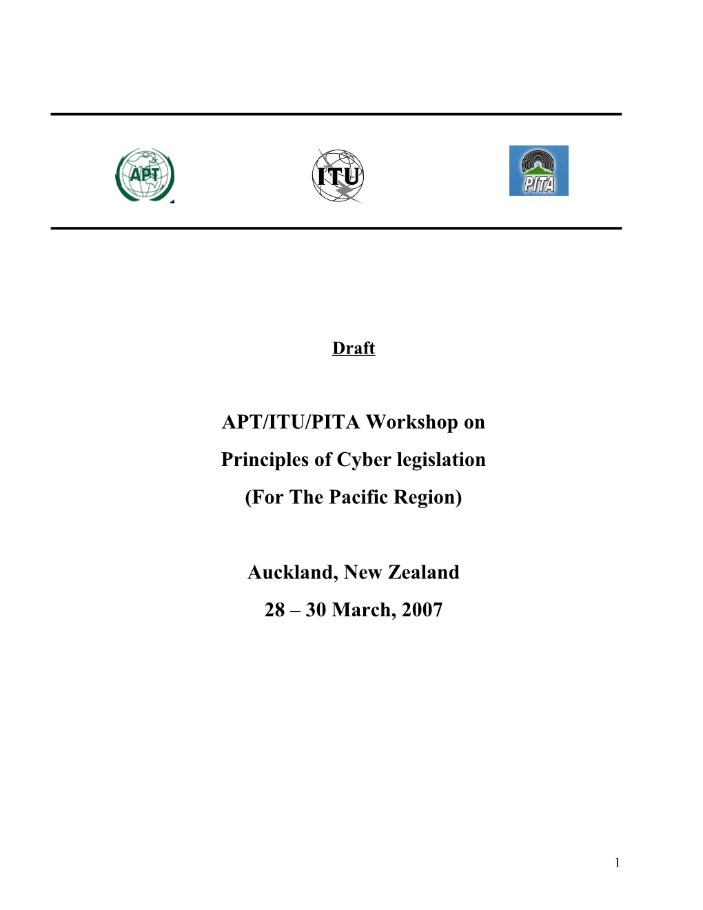 APT/ITU/PITA Workshop On