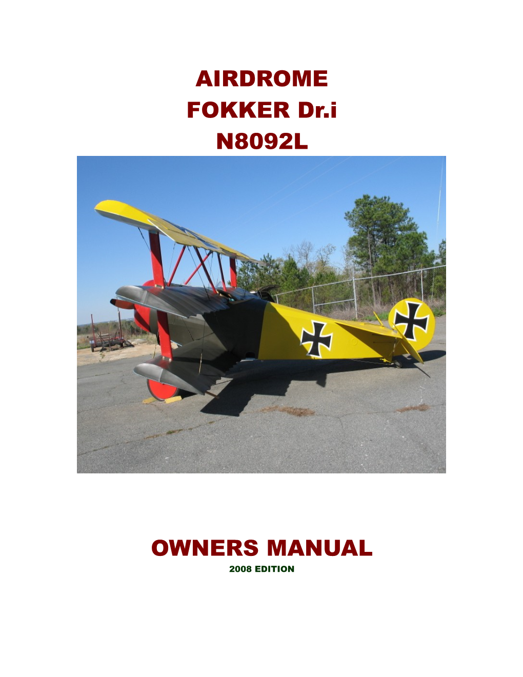 Owners Manual