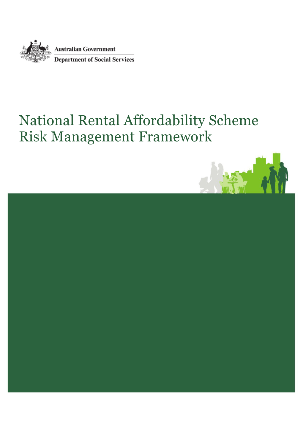 National Rental Affordability Scheme Risk Management Framework