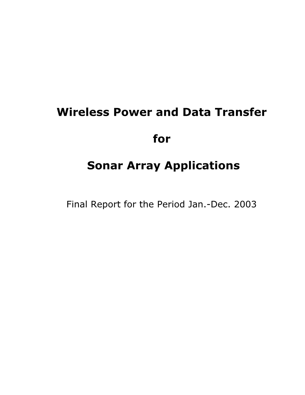 Wireless Power and Data Transfer