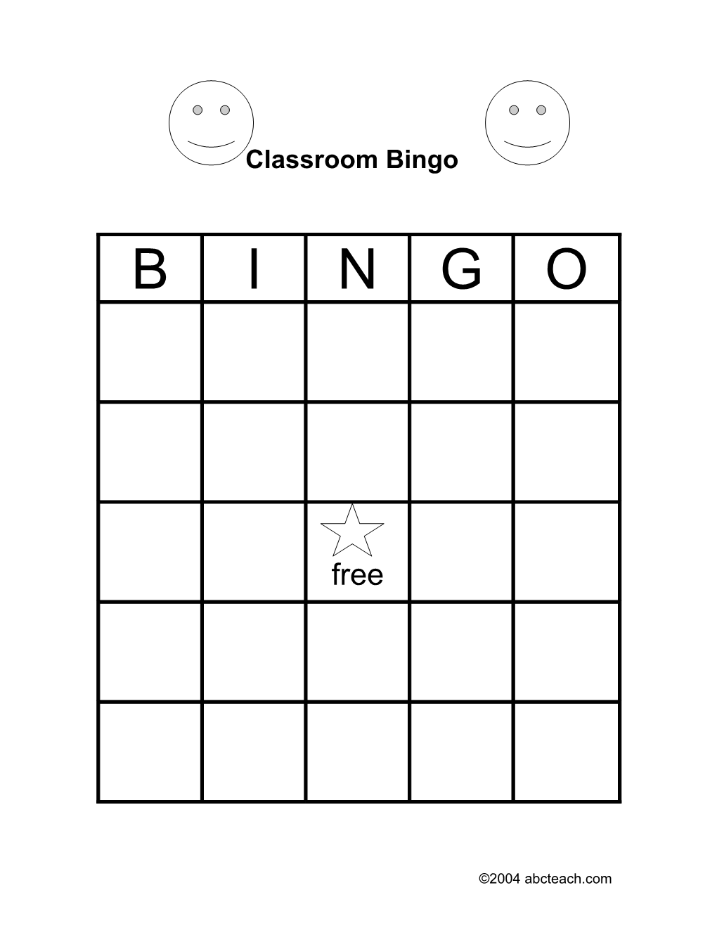 Give Each Student a Bingo Card