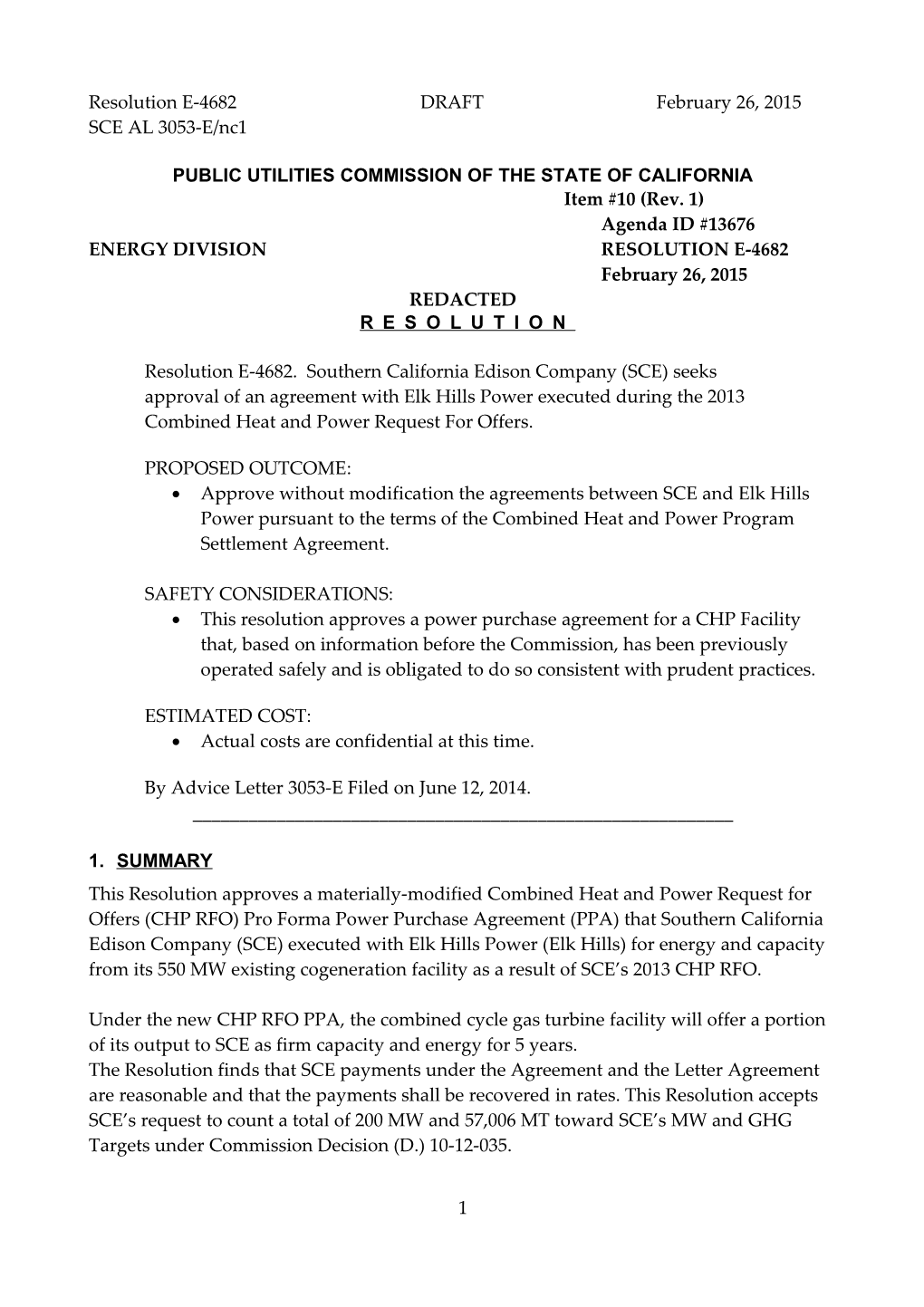 Public Utilities Commission of the State of California s73