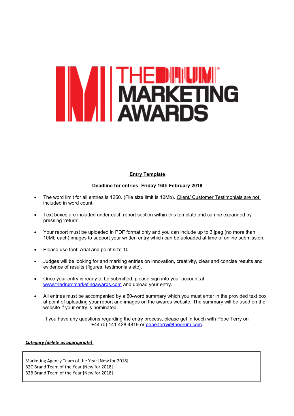 The Drum Marketing Awards 2011