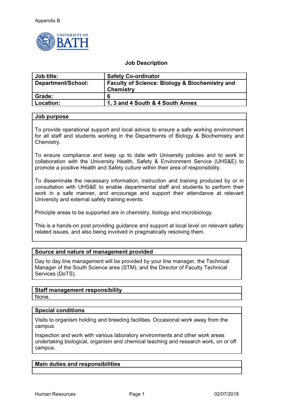 Person Specification s28
