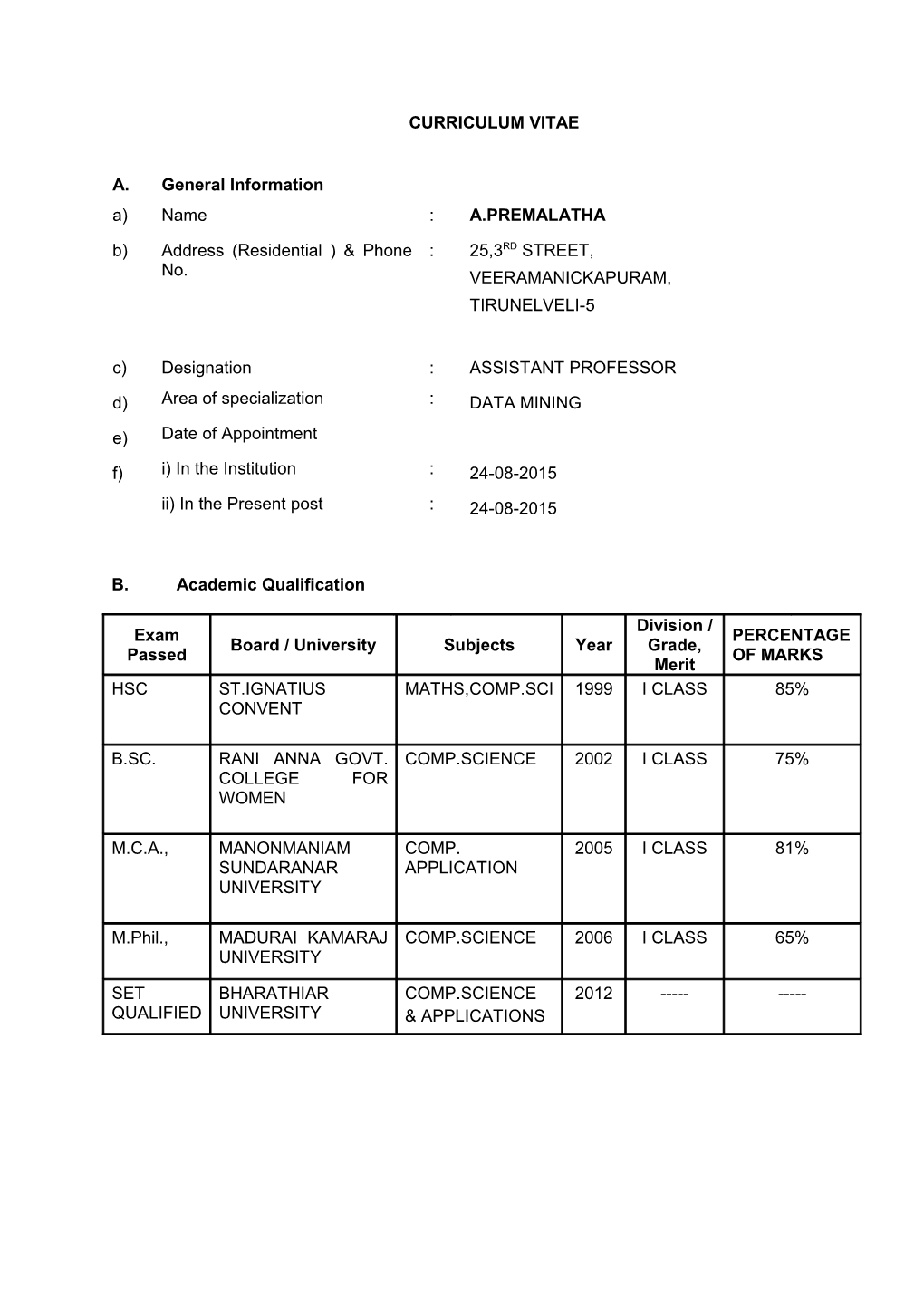 F. Seminars, Conference, Symposia,Workshop, Etc Attended