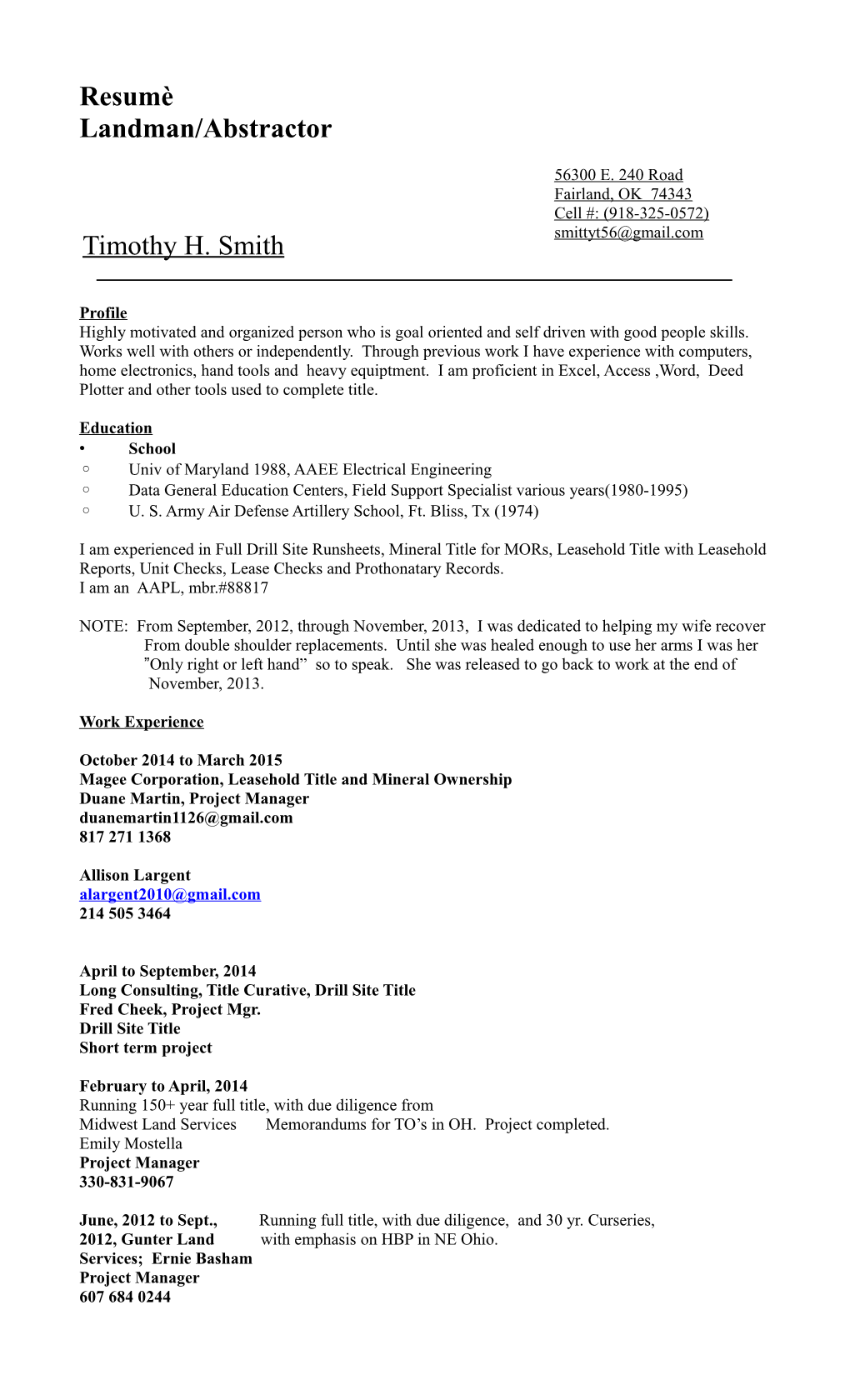 Awesome Resume Template by John Hallquist