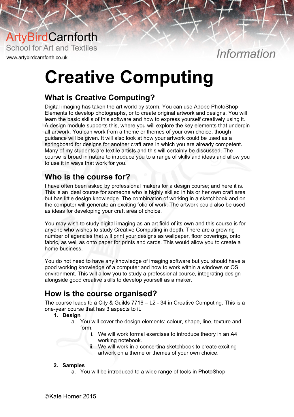 Creative Computing