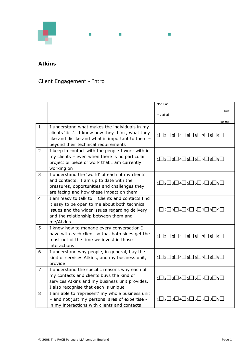 2008 the PACE Partners LLP London Englandpage1