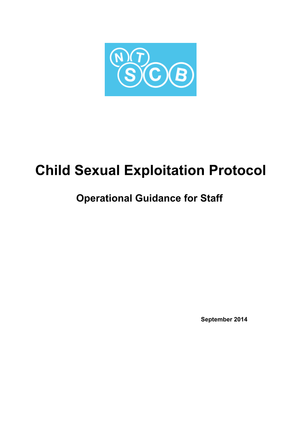 Child Sexual Exploitation Protocol