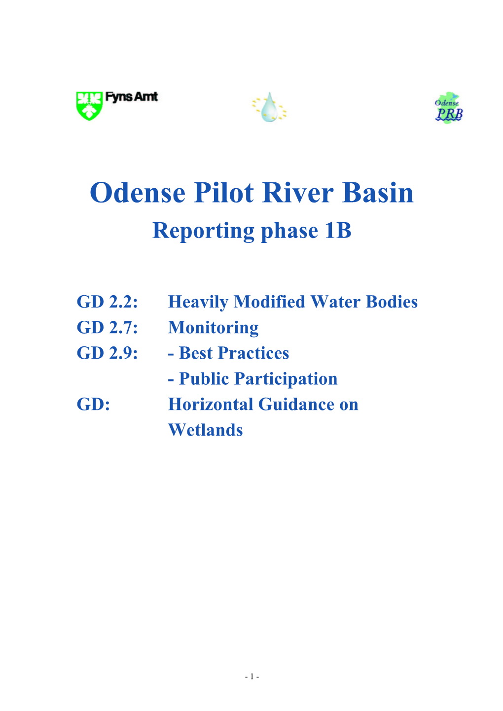 Odense Pilot River Basin