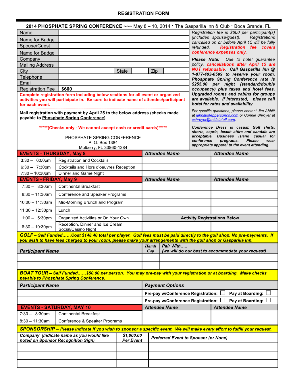 Registration Form s6