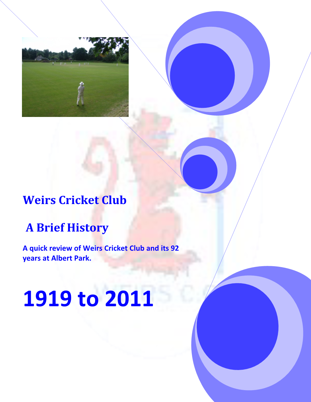 Weirs Cricket Club