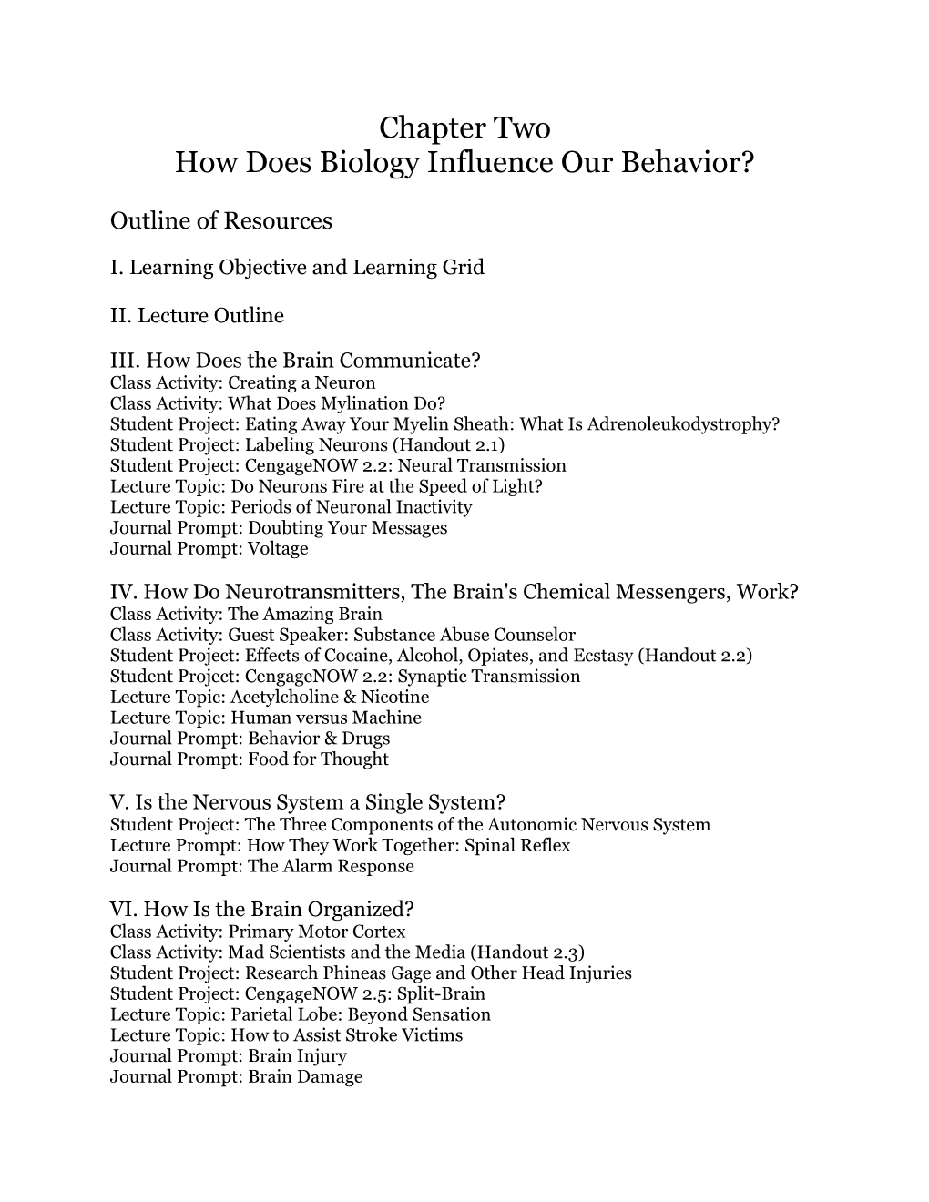 How Does Biology Influence Our Behavior?