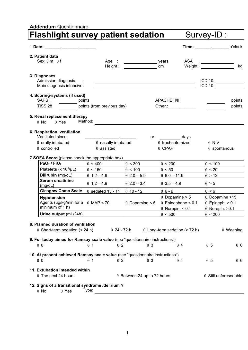 Department of Anesthesiology