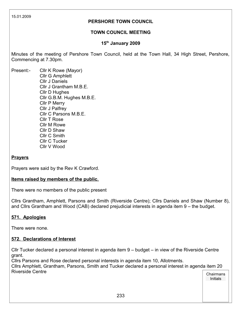 Pershore Town Council s2