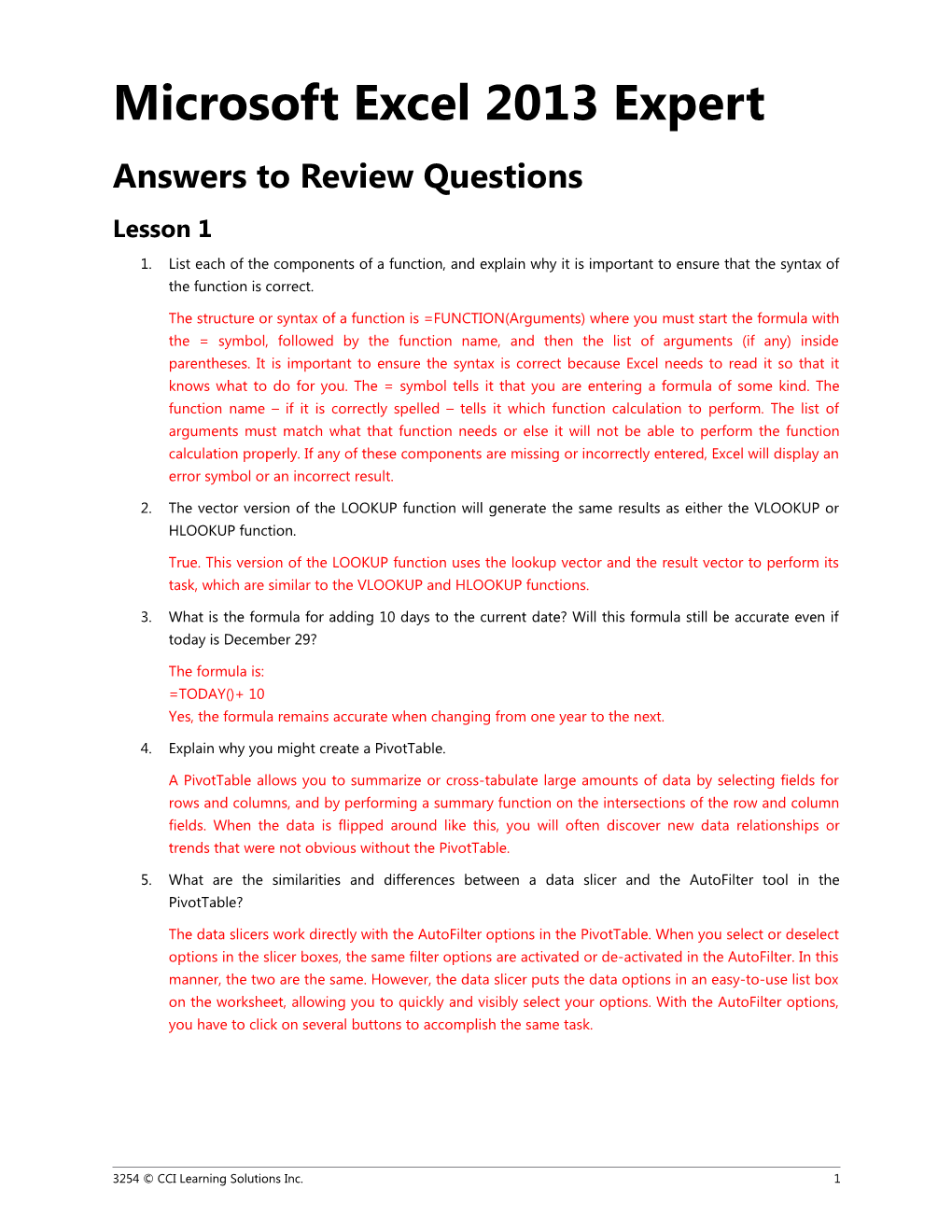 Review Questions Answer Key s1