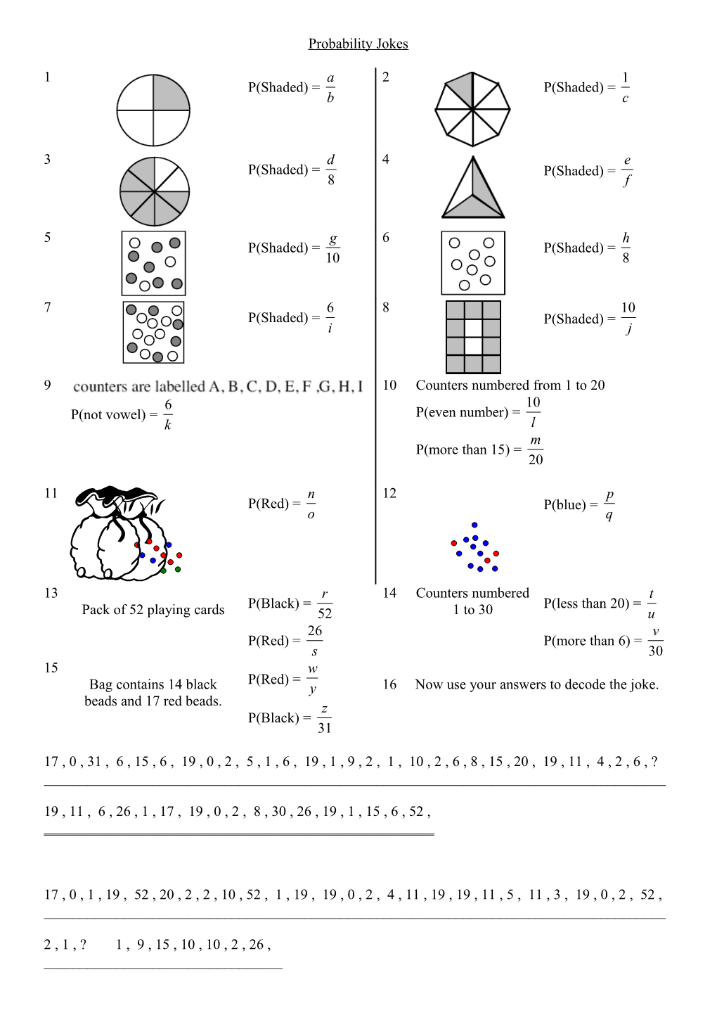 Probability Jokes