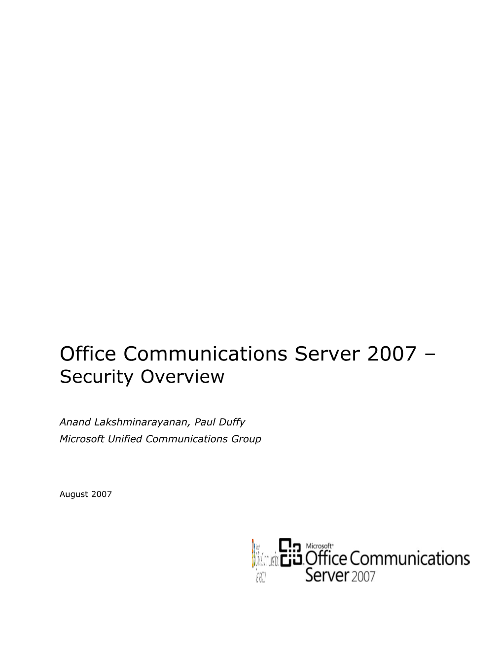 Integrating Telephony with Office Communications Server