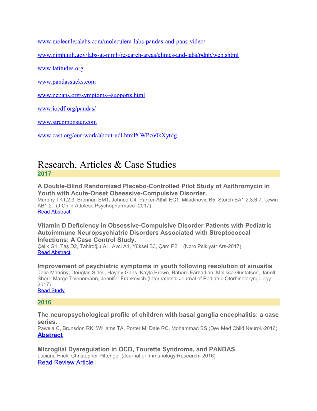 Research, Articles & Case Studies