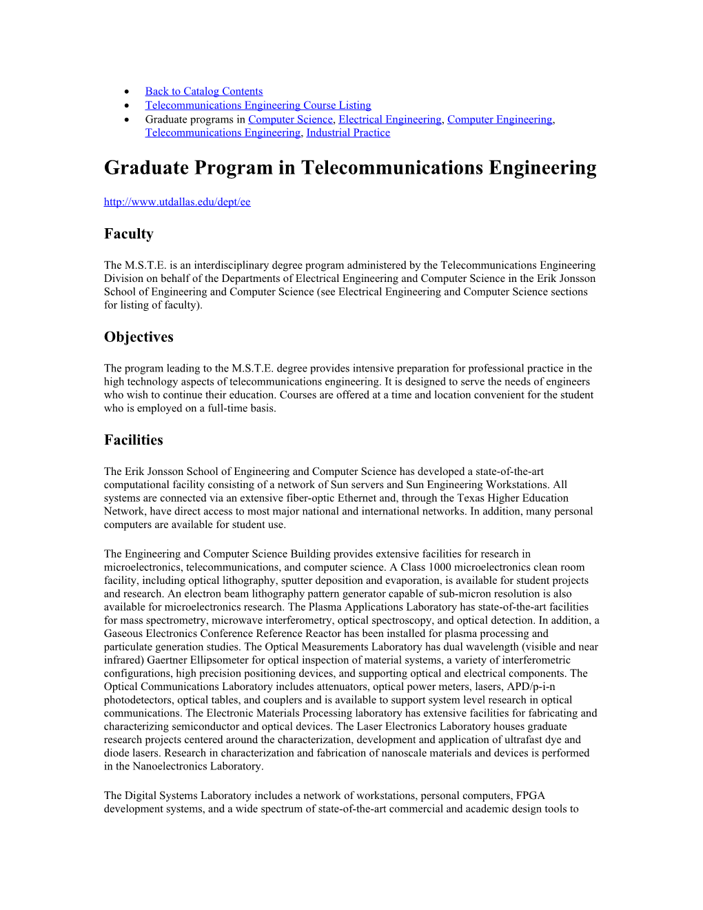 Graduate Studies - the University of Texas at Dallas s1