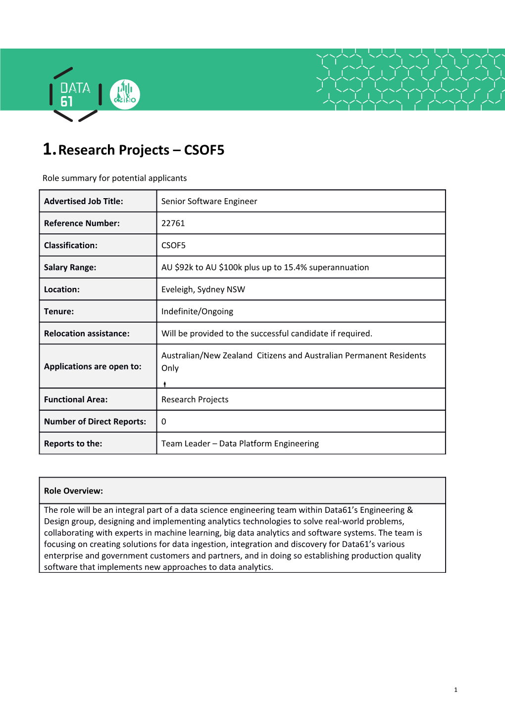 Research Projects CSOF5